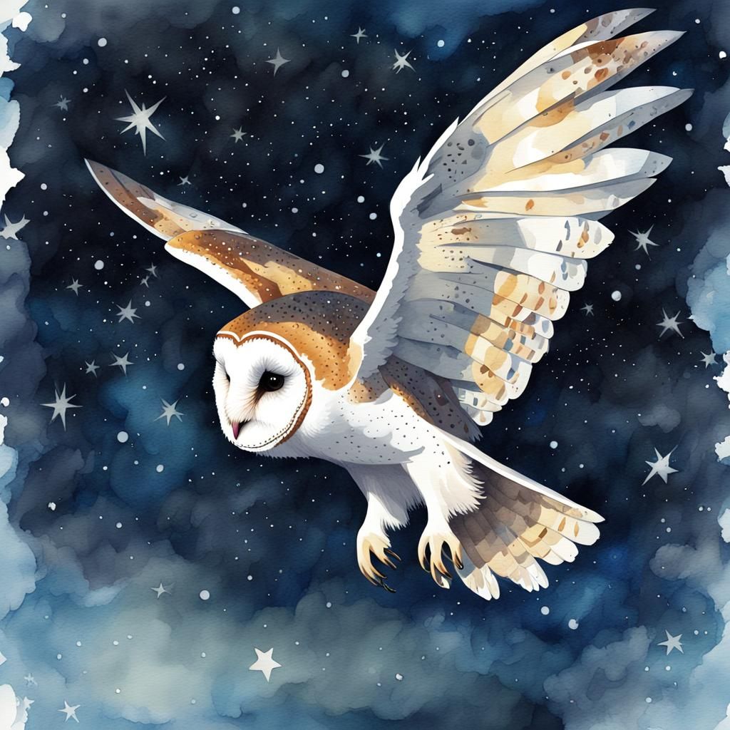 barn owl   by @Saad S Khalis