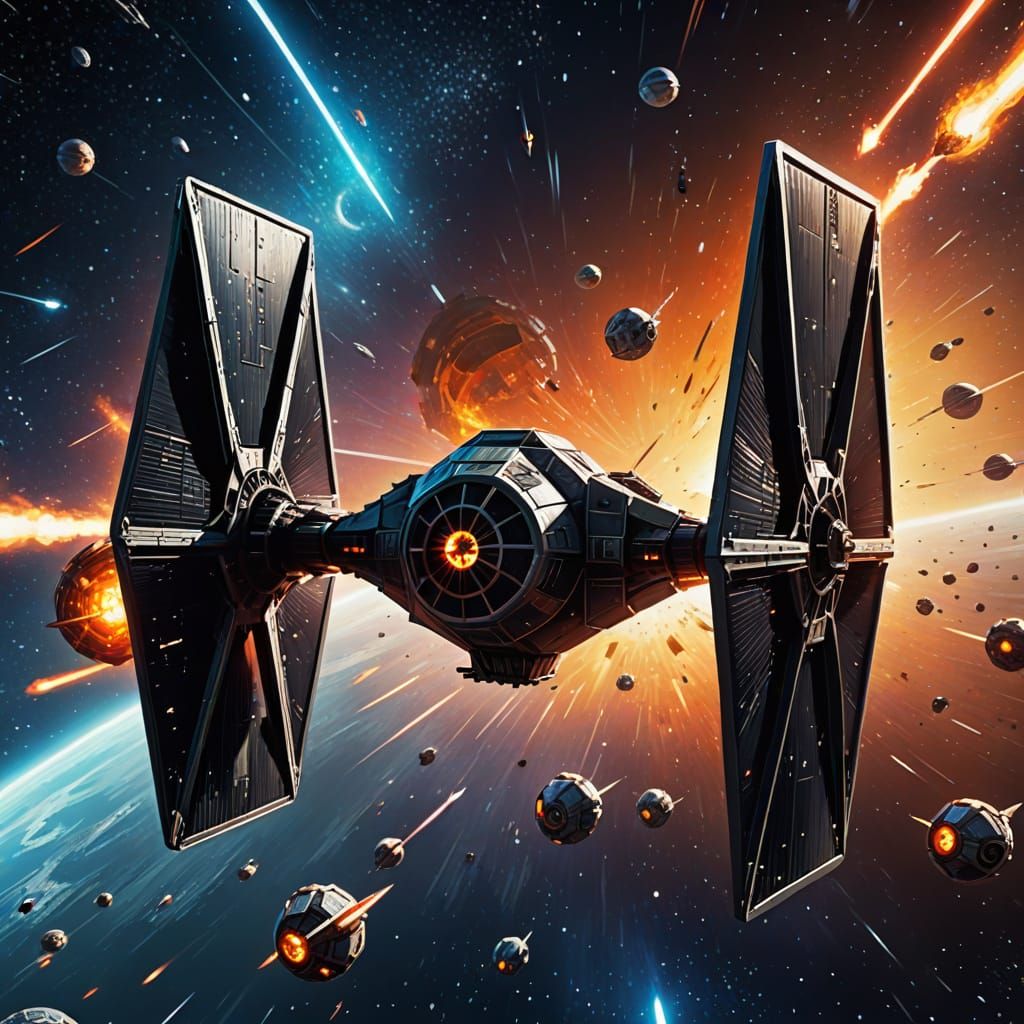 Tie fighter  by @Zen Animal Services