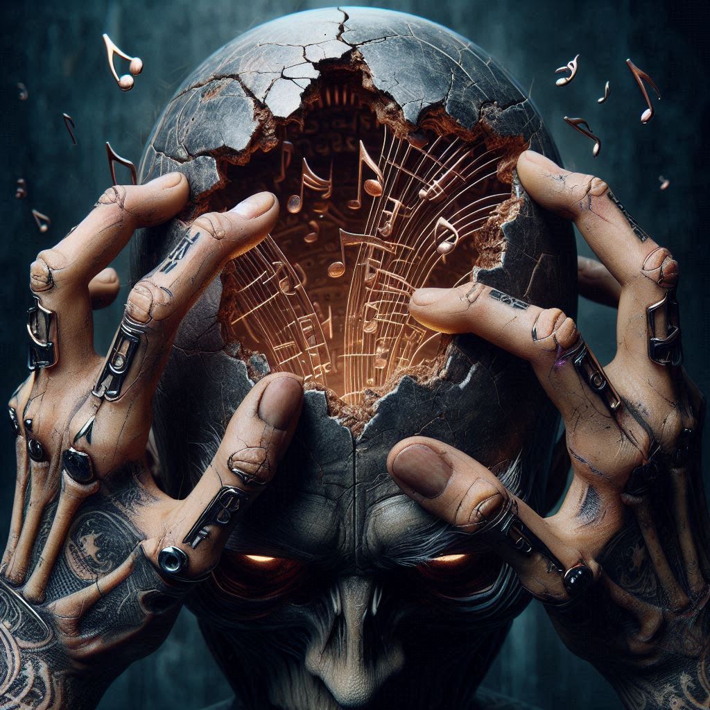 Get out this dirty melody, it keeps following me!