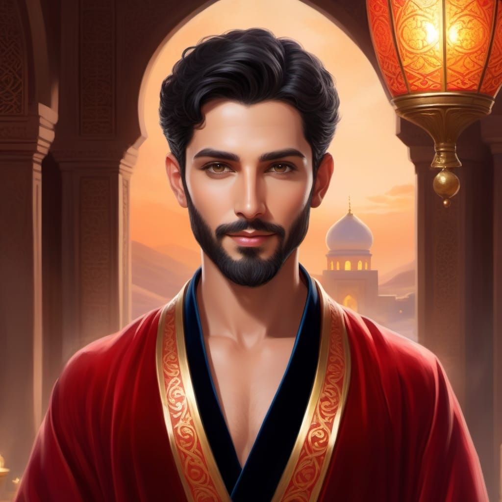 Āzar  ·   a most handsome, cute,  bearded young man