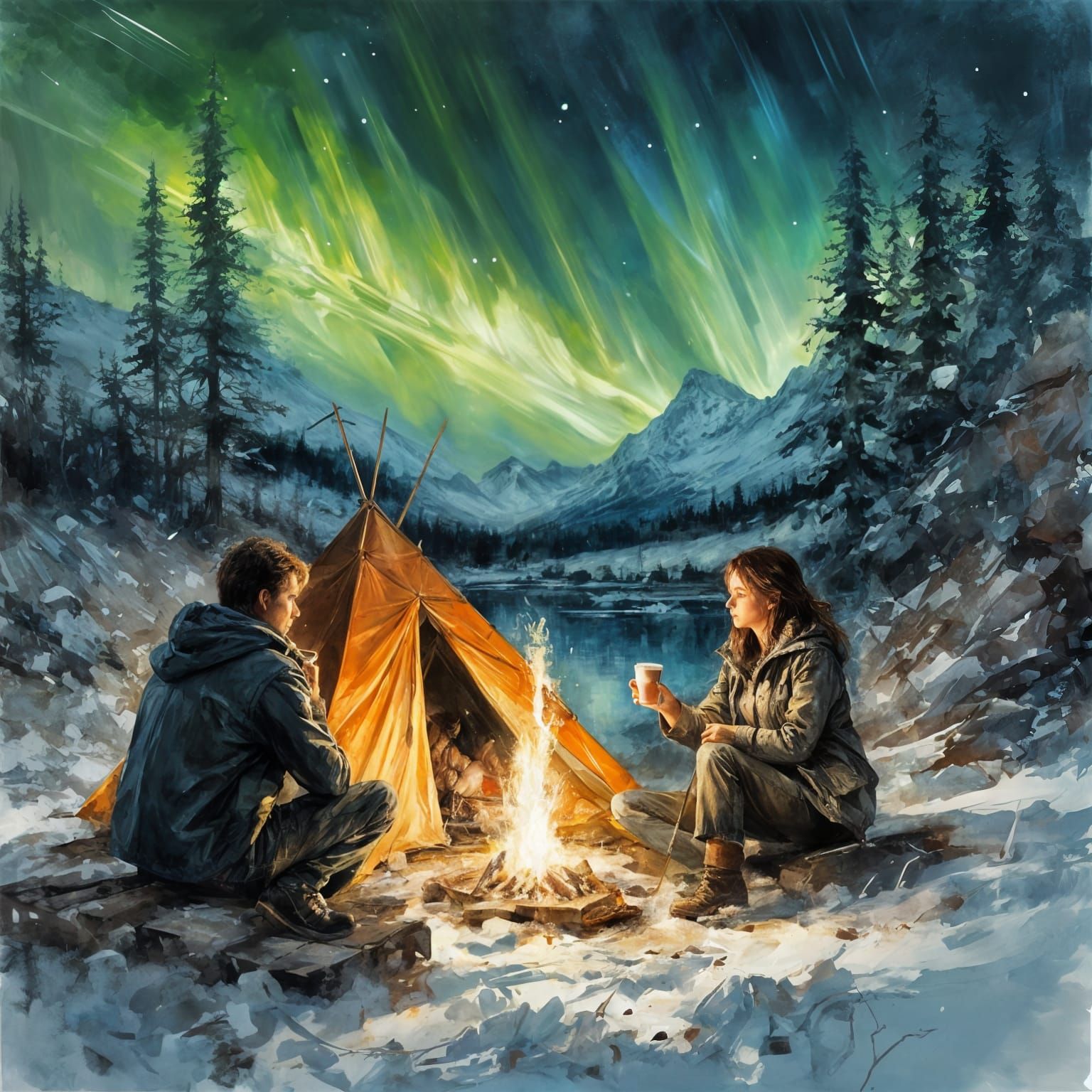 Helluvah camping trip  by @BM