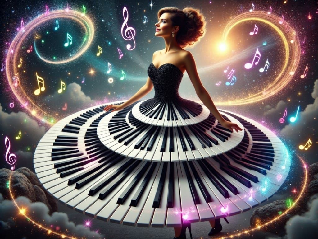 <lora:FiosPianoMagic:1.0>  cosmic keys