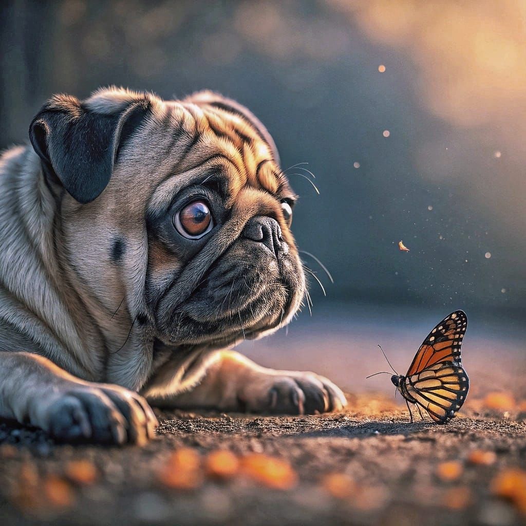 The Pug and the Butterfly