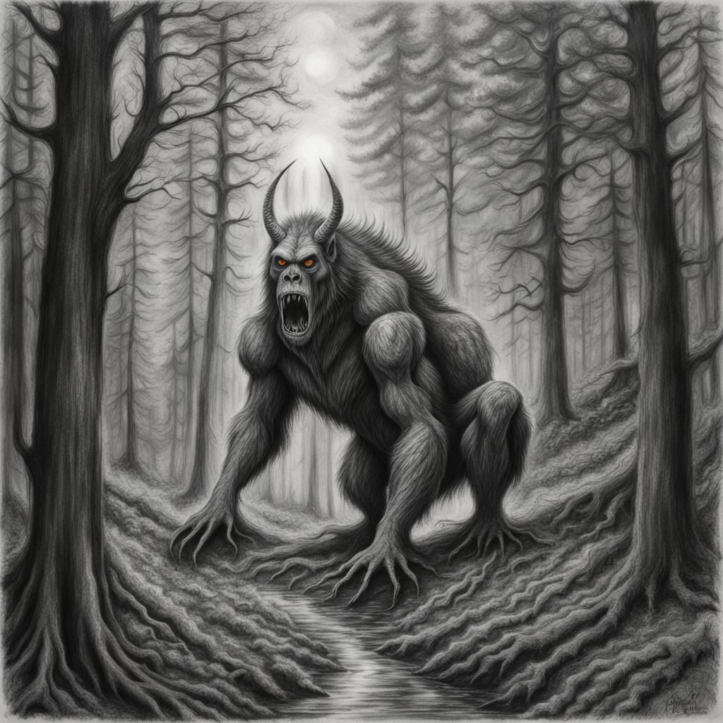 Don't go into the woods - AI Generated Artwork - NightCafe Creator