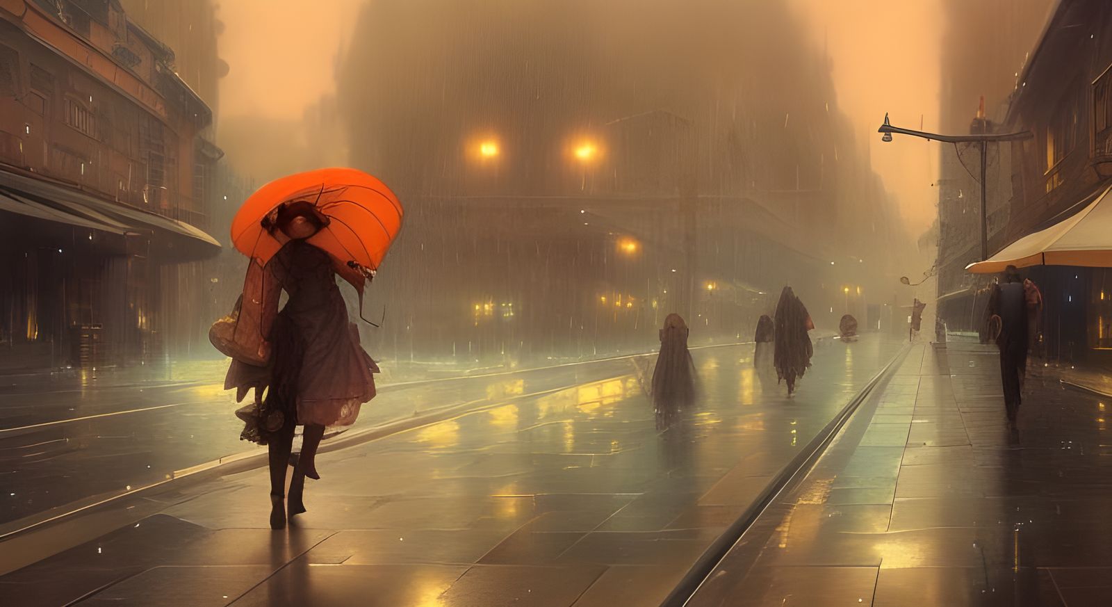 Raining money steam punk style.