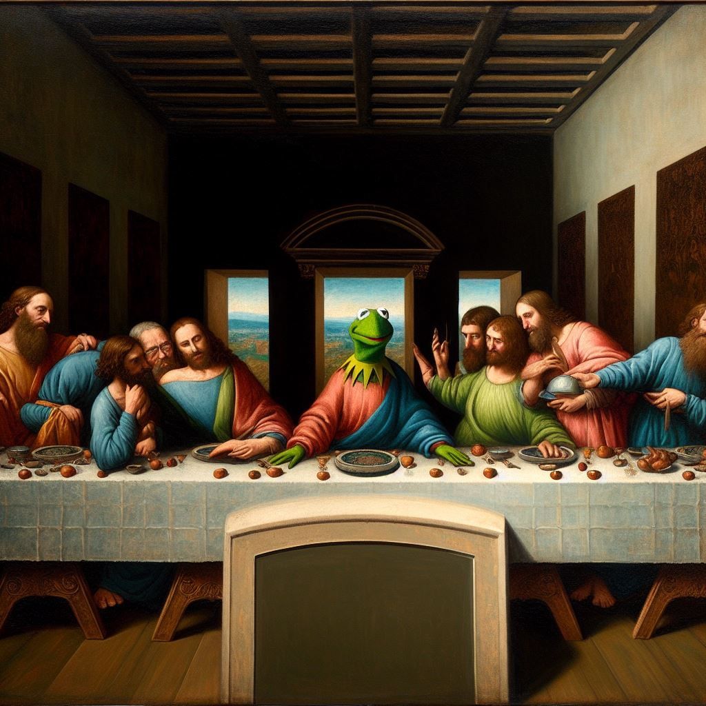 'The Last Kermit' by Leonardo Da Vinci