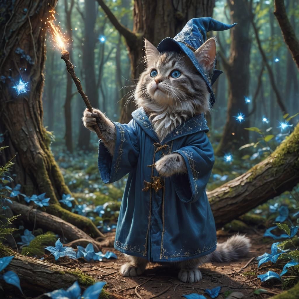 Wizard Kitty  by @Brian Hall