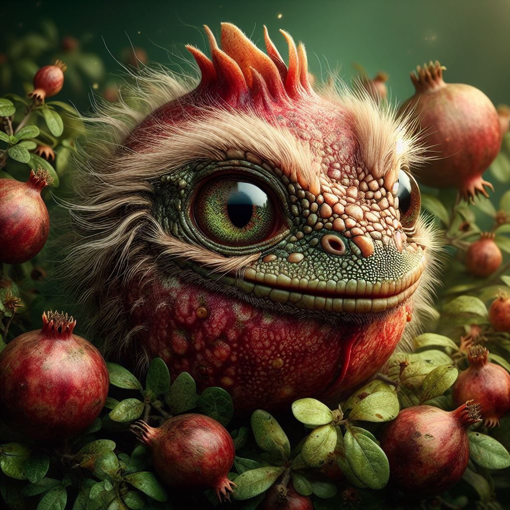 Fruit Creatures : Pomegranate
