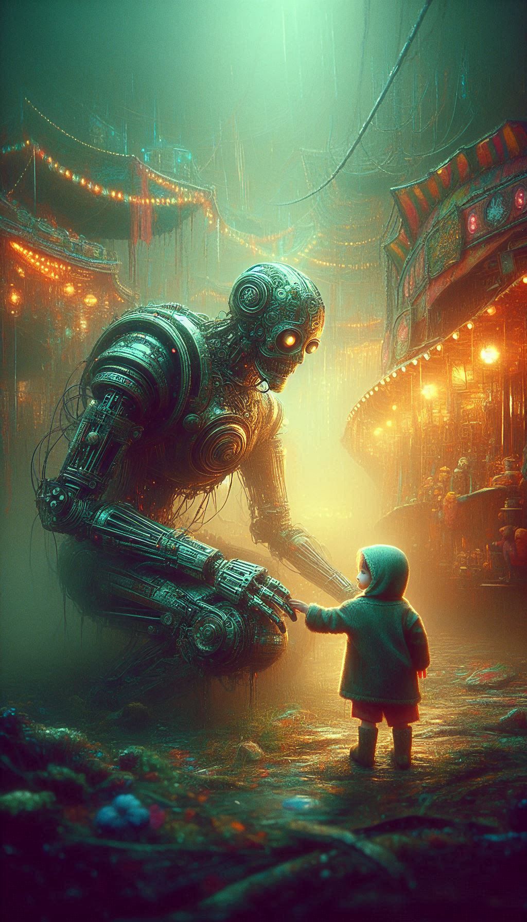 The amusement park you dream of on misty moonlit nights