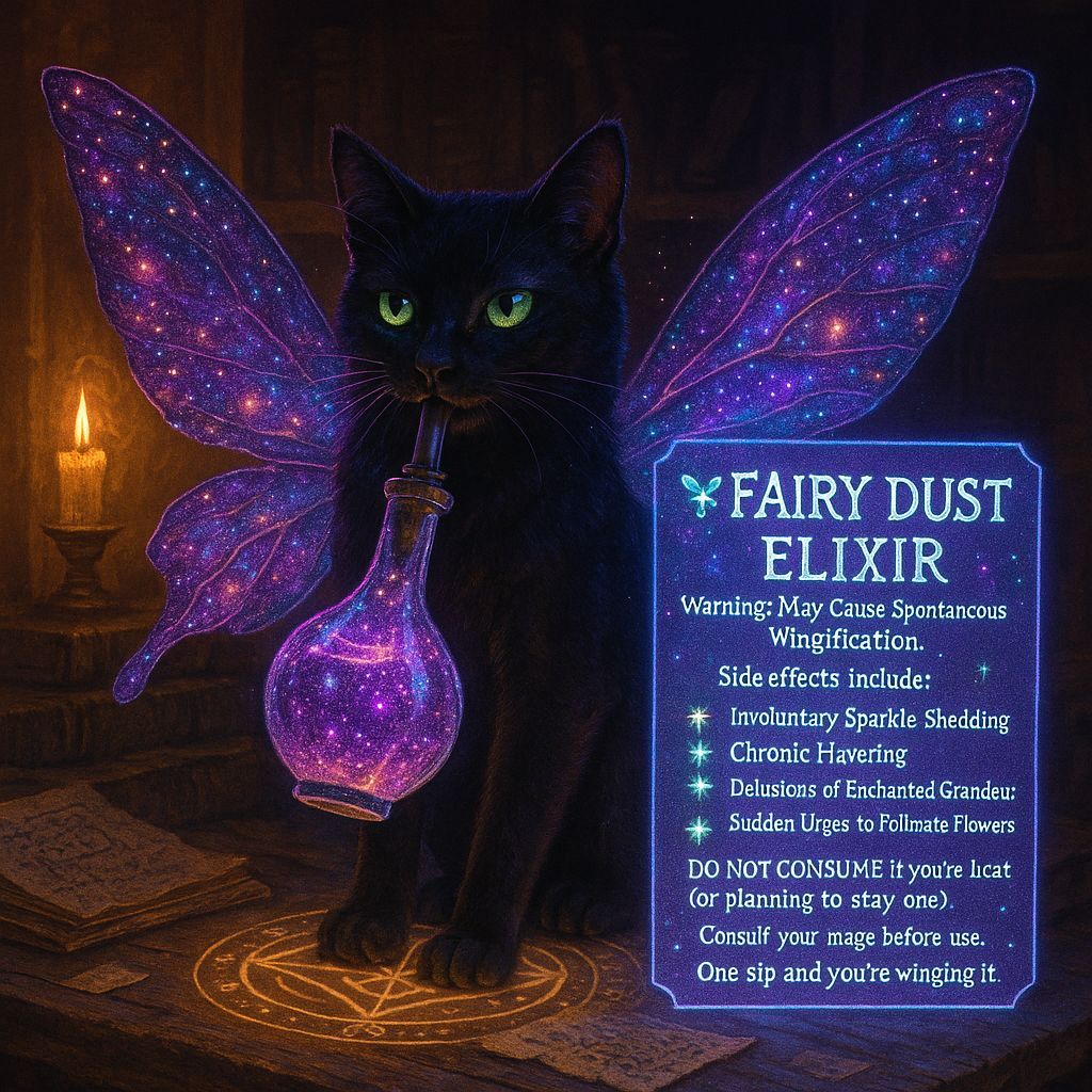 Fairy Dust Elixir - One sip and you're winging it - Just ask ALBUS!!!  by @Yui