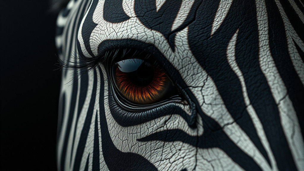 An eye of Zebra  by @Jarka Carta