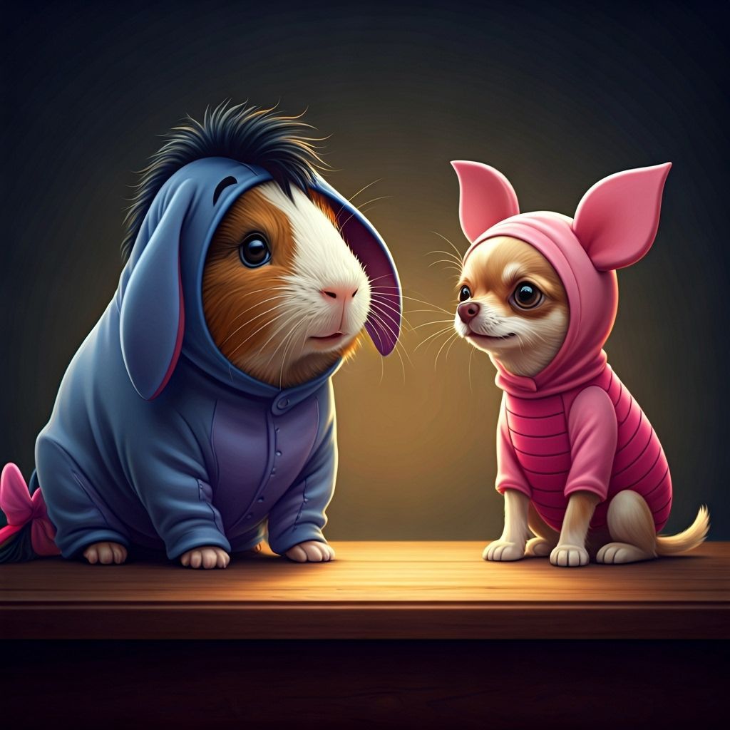 An Early Incarnation of Elephant And Piggie