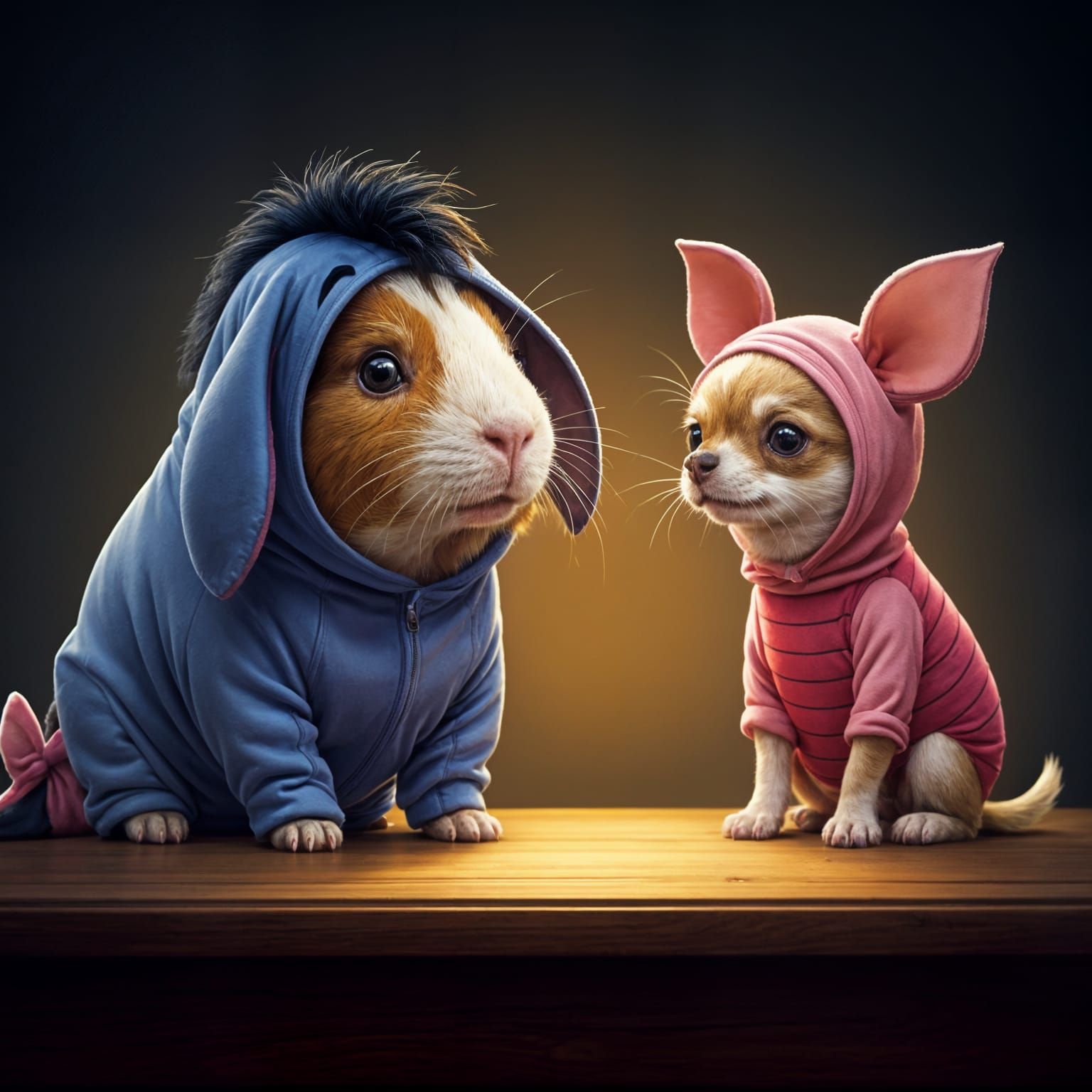 a pair that maybe should not go trick or treating alone...  by @cidertime