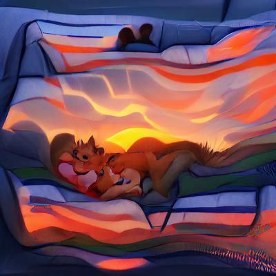 Sunset snuggle cuddle