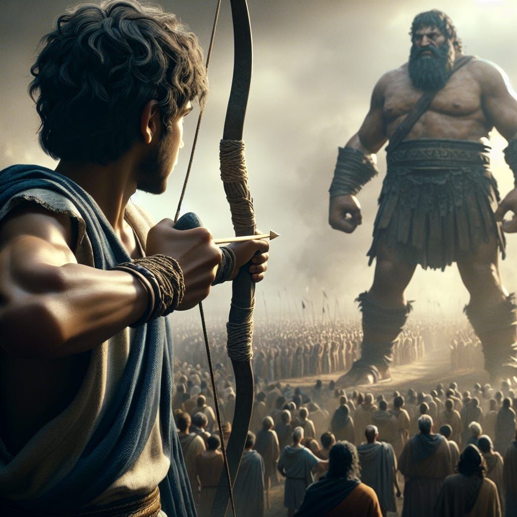 I asked for a slingshot.  by @Xerraire