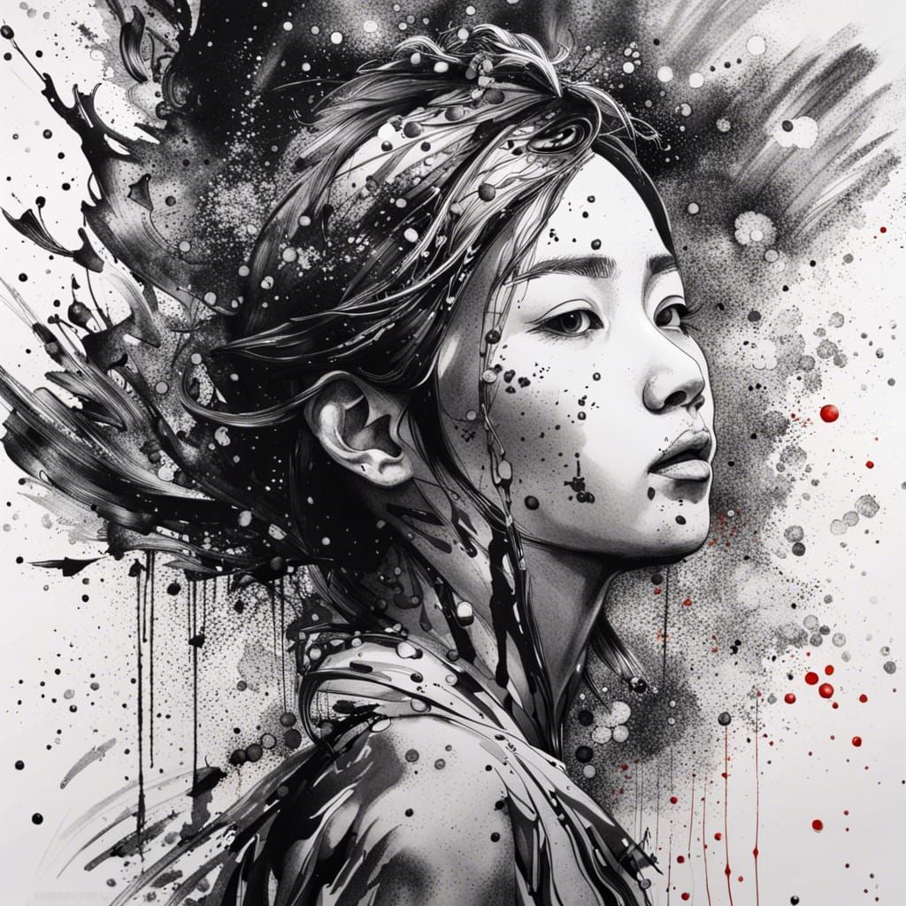 in black white  by @AliMar