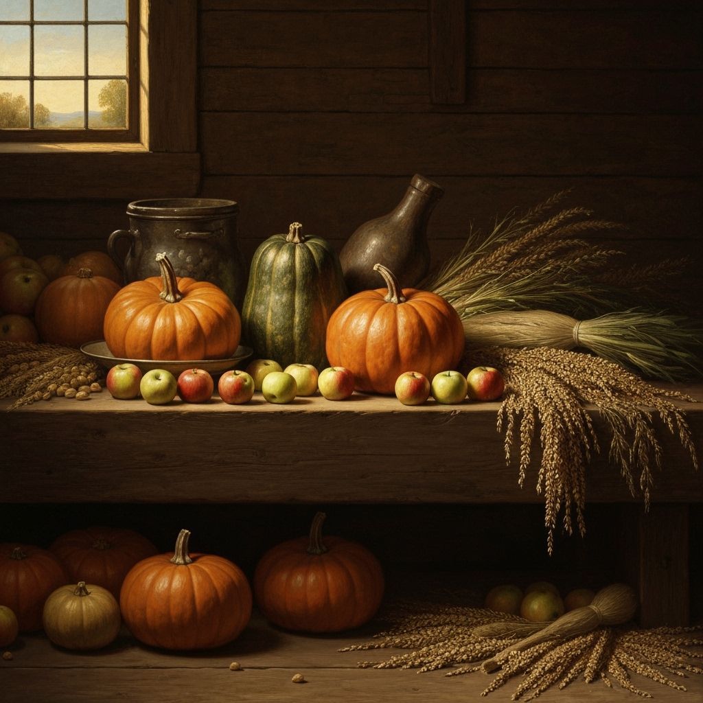Gourds and Apples  by @Stochastic Frogman