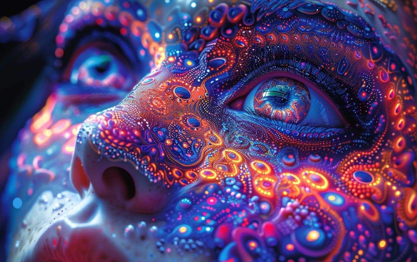 all connected DMT vision