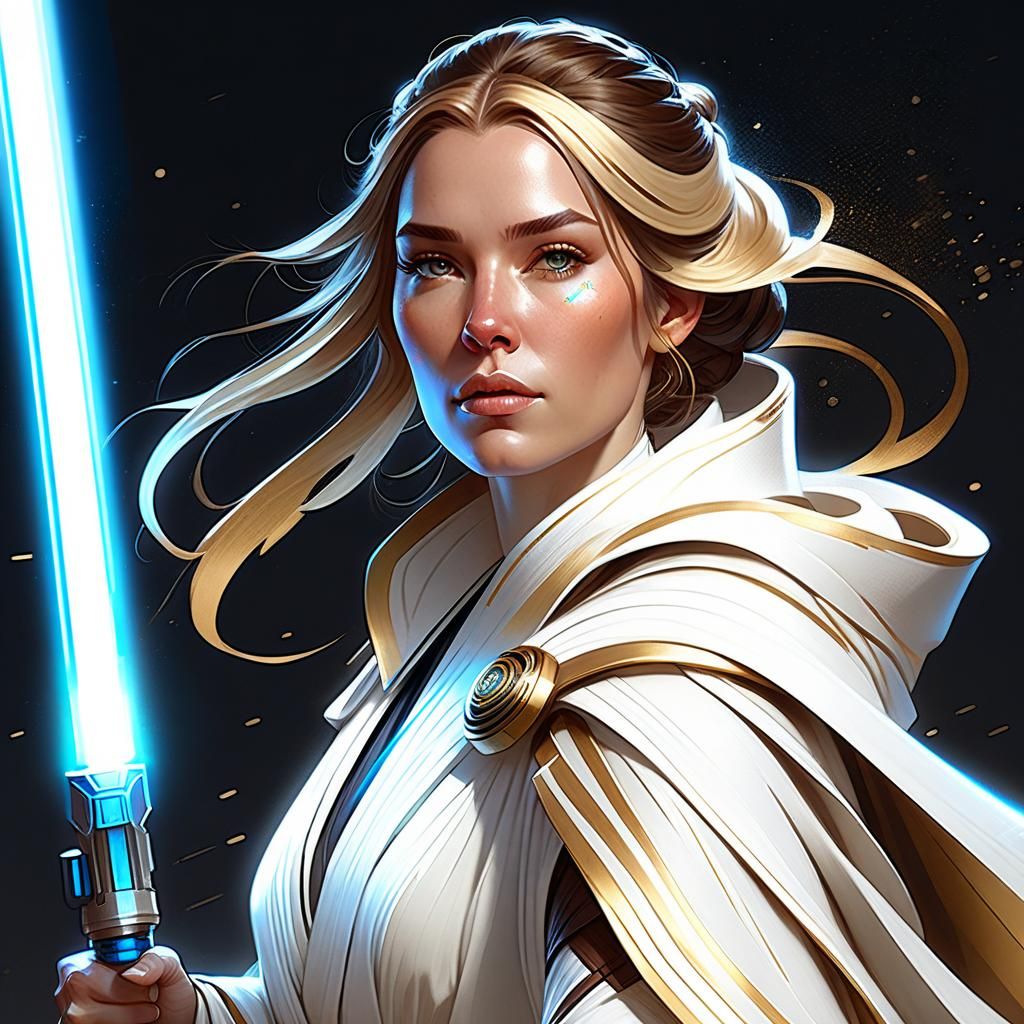 A women Jedi from the high republic - AI Generated Artwork - NightCafe ...