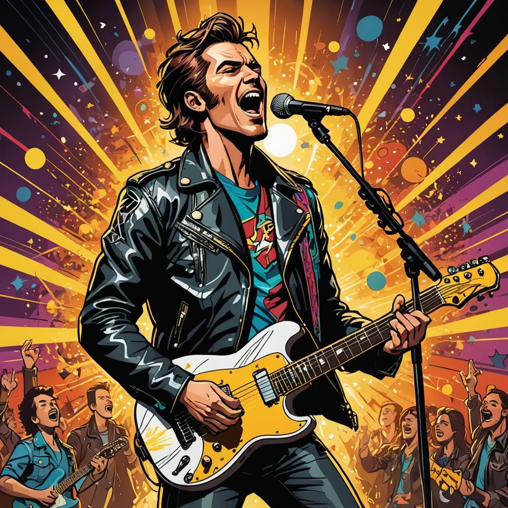 Rock singer