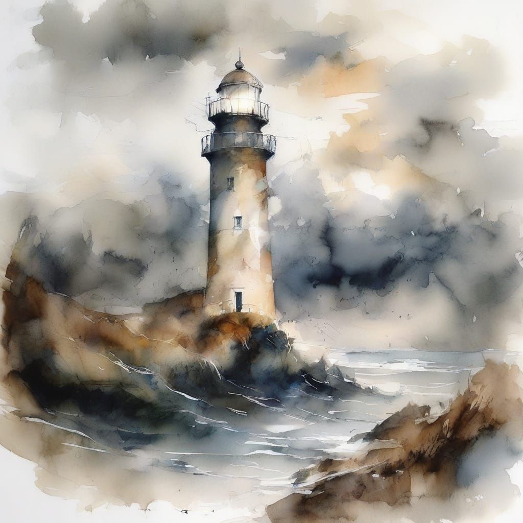 Lighthouse  by @Verna-Ann Swaine