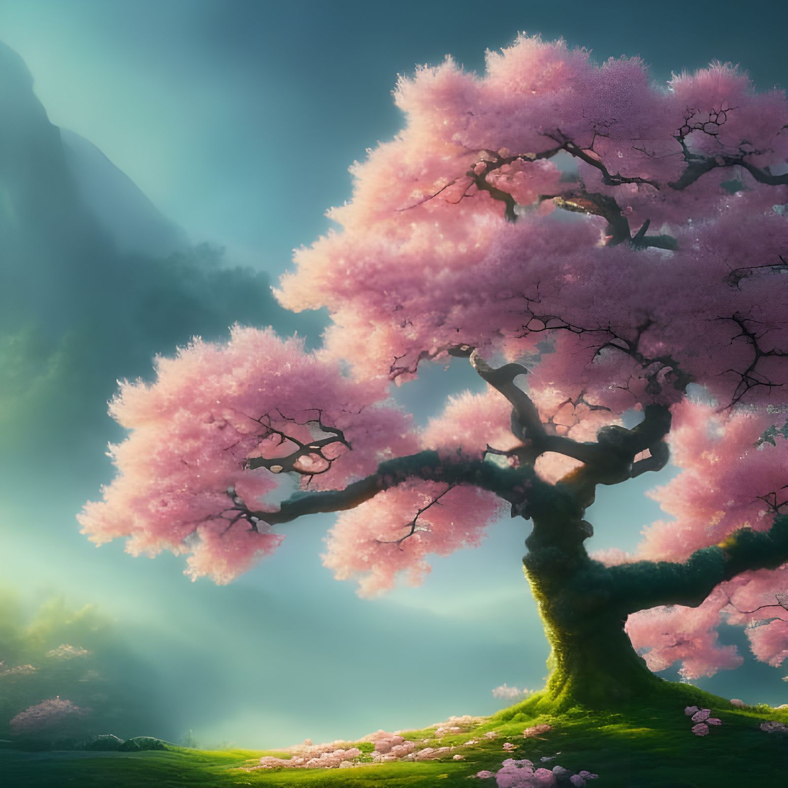 Cherry Blossom Tree  by @Reborn Phoenix