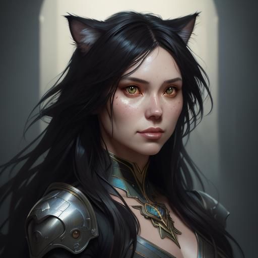 A girl who turns into a cat
