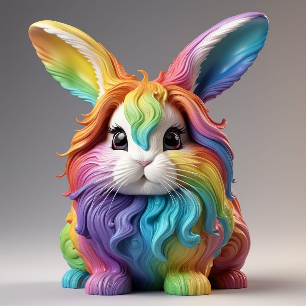 Rainbow Bunny