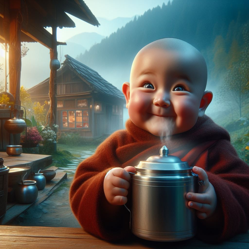Thien Yeu's yak butter tea