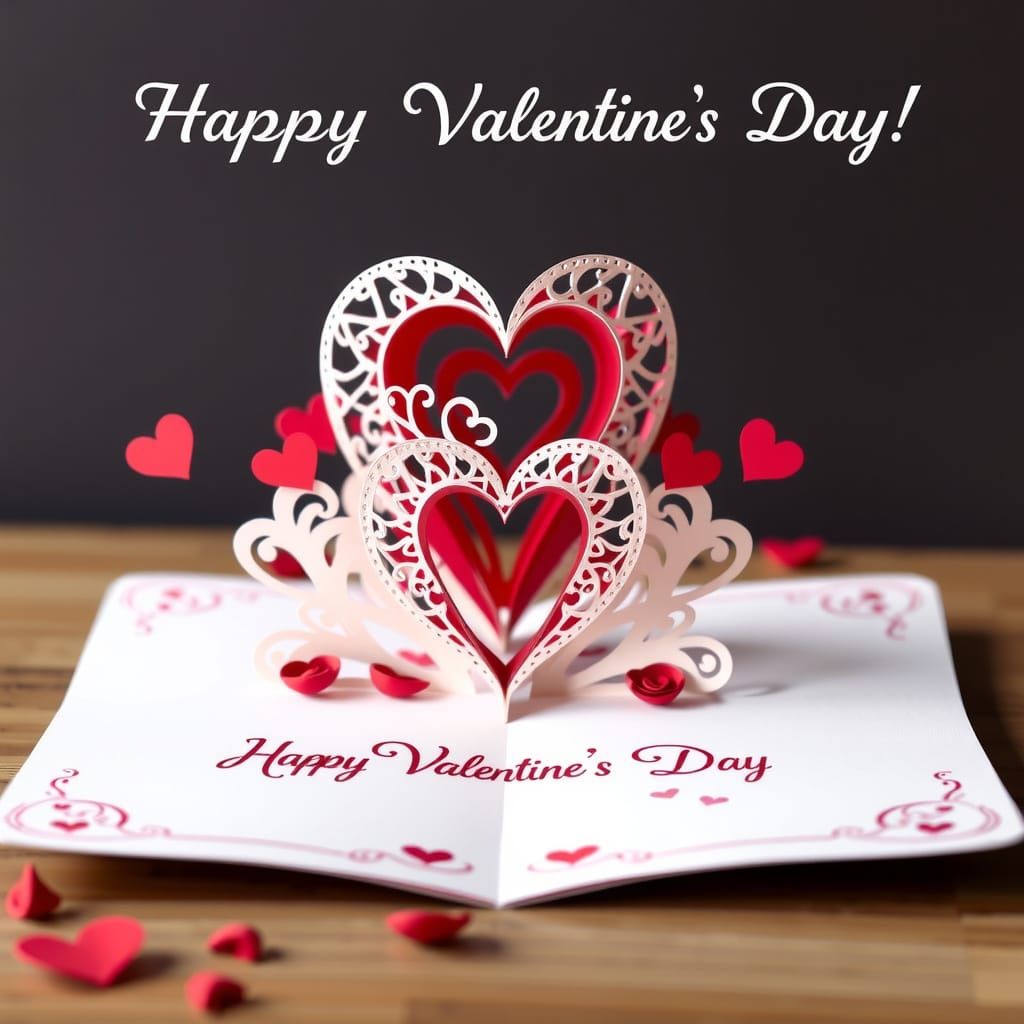 Valentines card  by @Rafeka