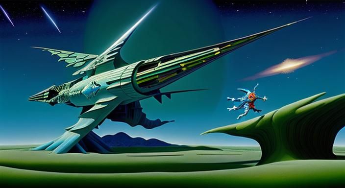 (you are a shooting star) /(By Roger Dean Tim Burton) /(3d_s...