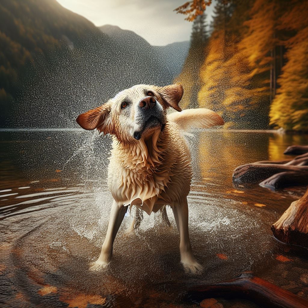 Wet dog 2  by @Tyrion-Mioki