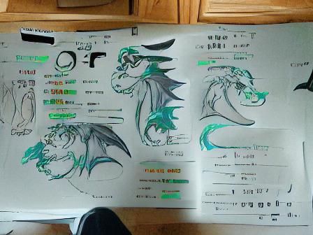 Sketching Dragons in Middle School instead of doing any work