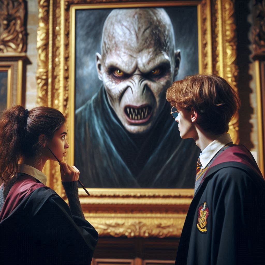 Painting of The man who can't be named