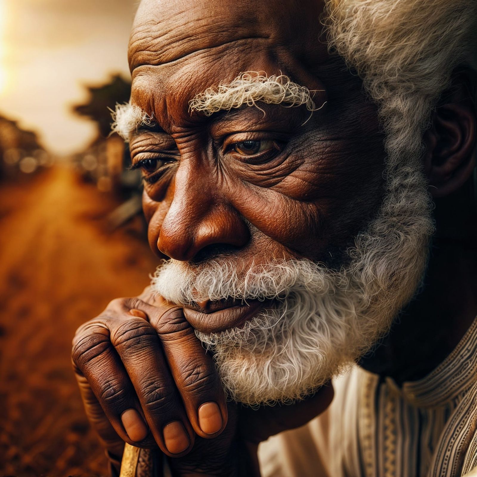 Nigerian elderly man
