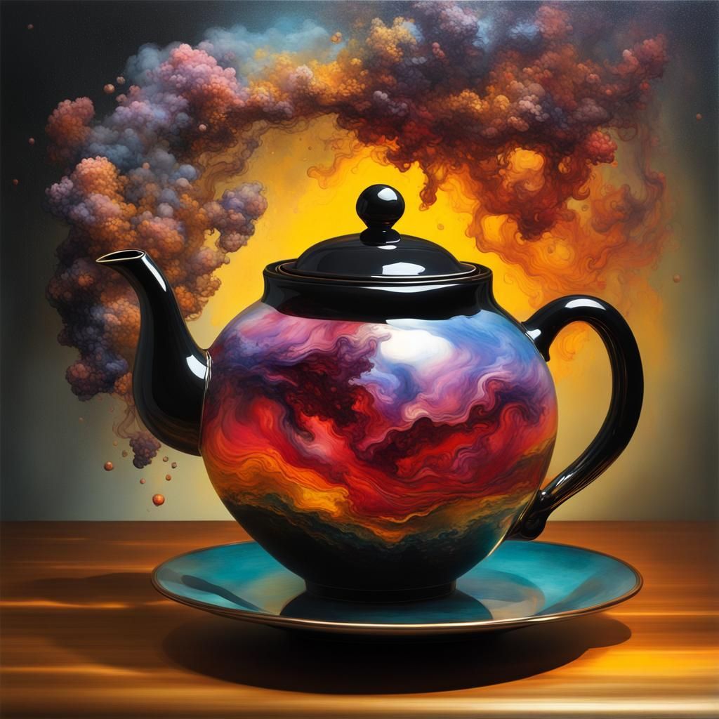 Tempest in a Teapot AI Generated Artwork NightCafe Creator