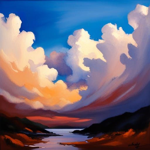 blue sky