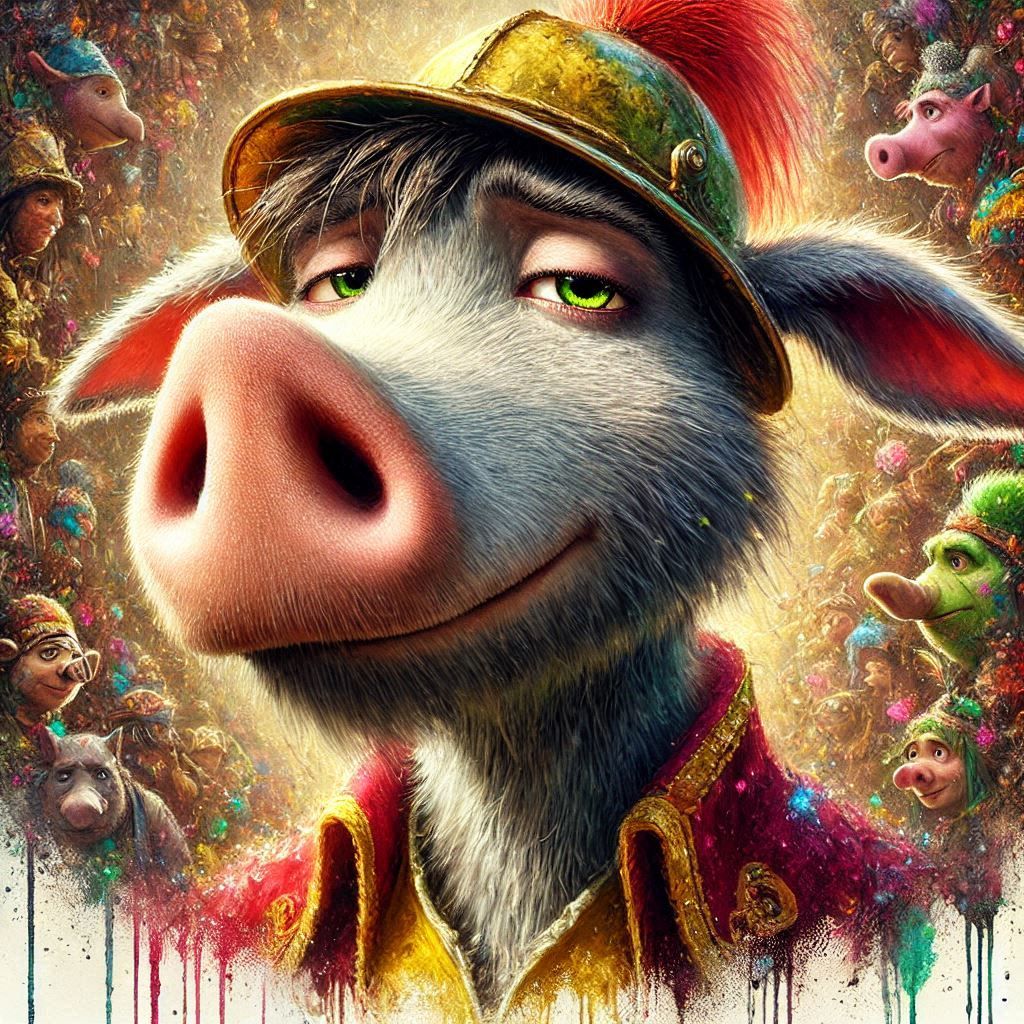 adorable fairy-tale fantasy creature portrait..