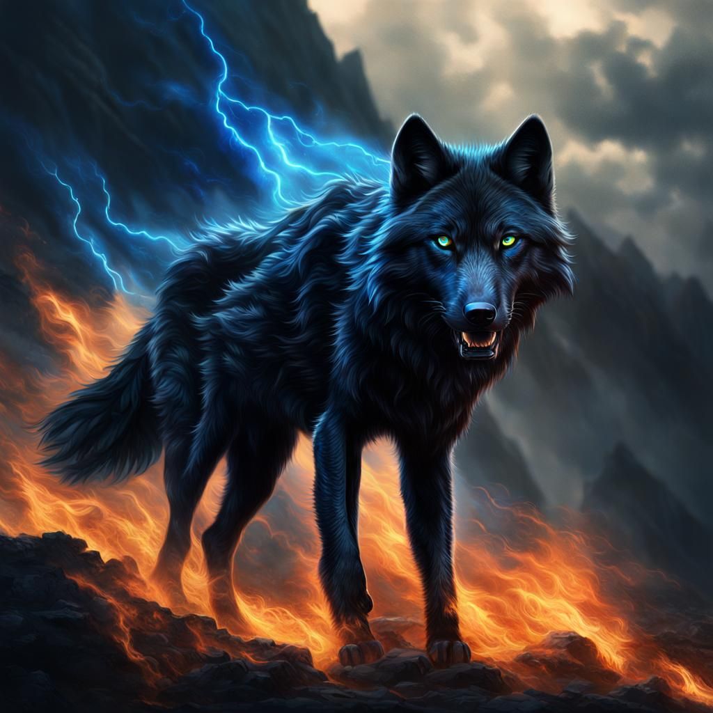the black wolf
