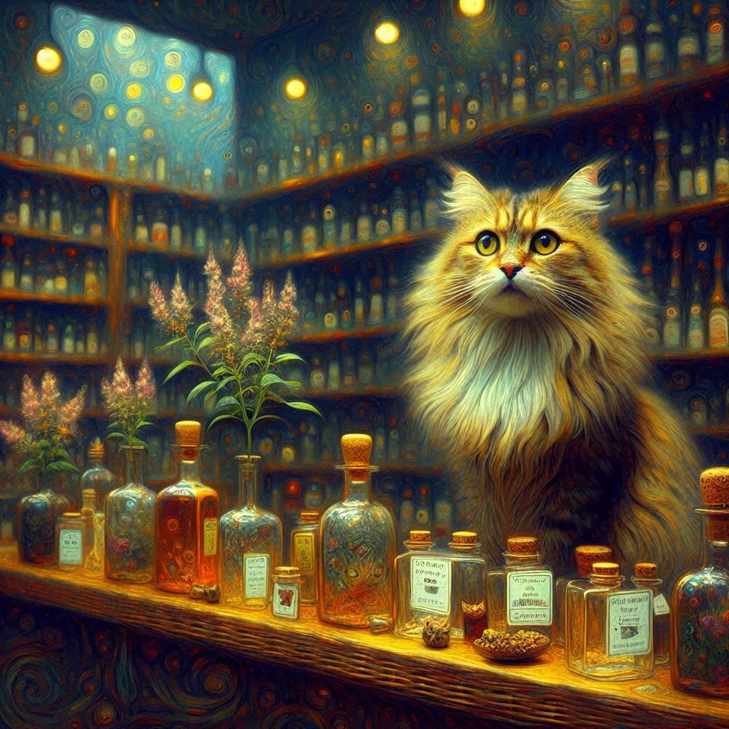 "Catnip 2000", the drugstore for cats! 😼