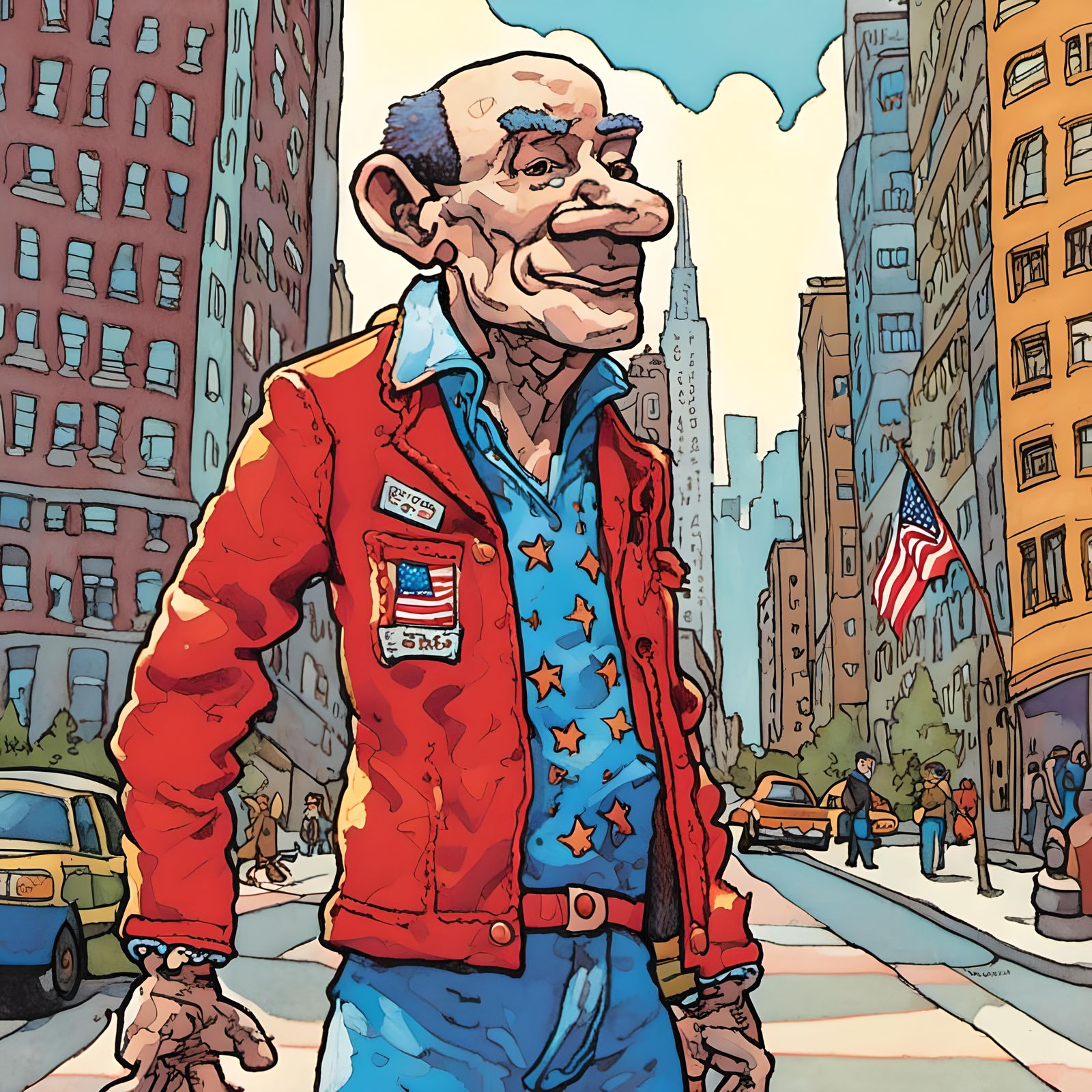 "Independent"

<lora:Imagists Chicago:1.0> Monkee in USA The...