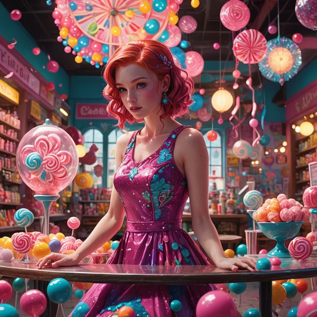 lollipop shop  by @vivyciii