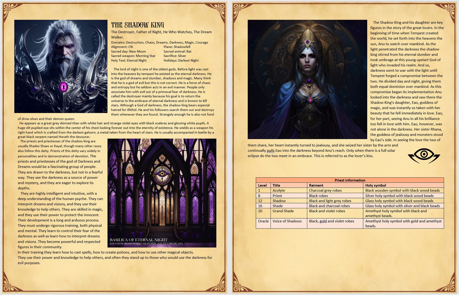 Entry on The shadow king