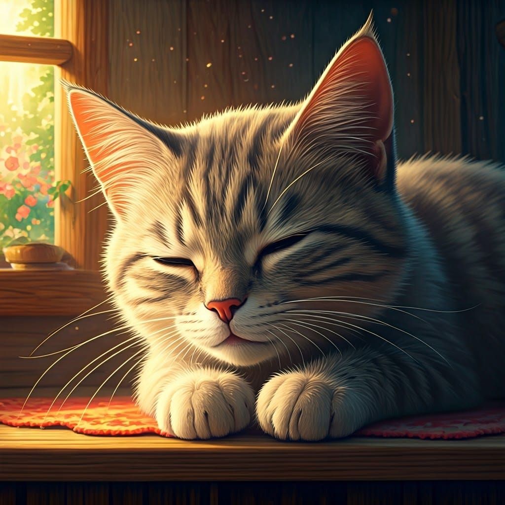 cat sleeping