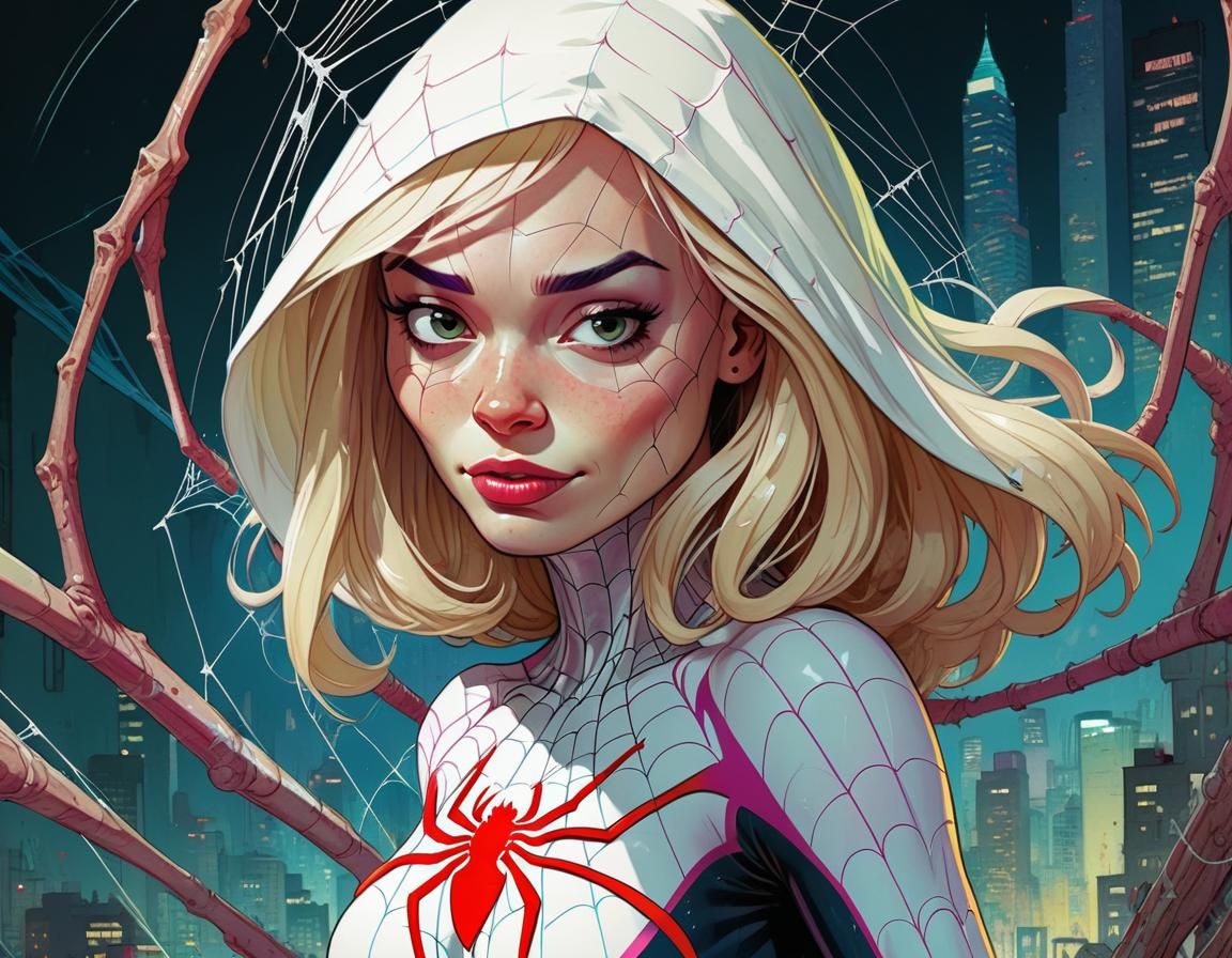 Spider-Gwen - AI Generated Artwork - NightCafe Creator