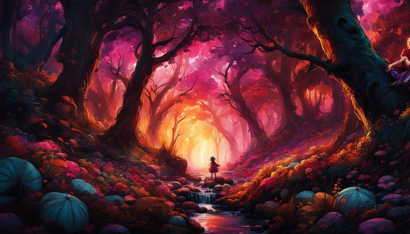 Mystical Forest  by @The Leycer