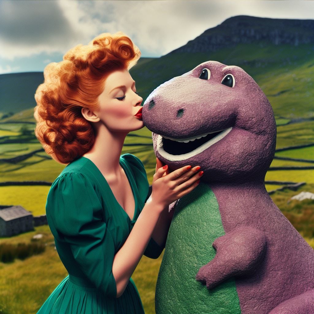 Kissing the Barney Stone