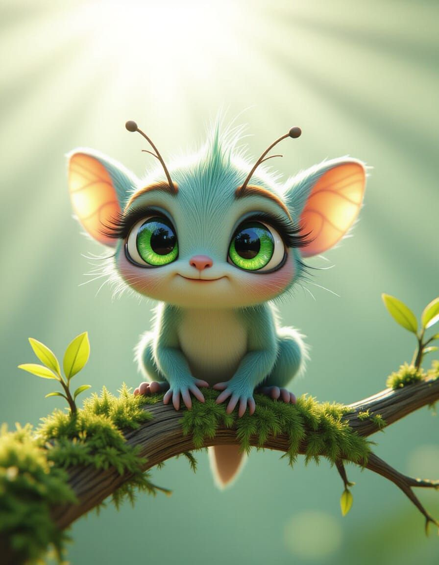 “The forest held its breath for a single gaze.”