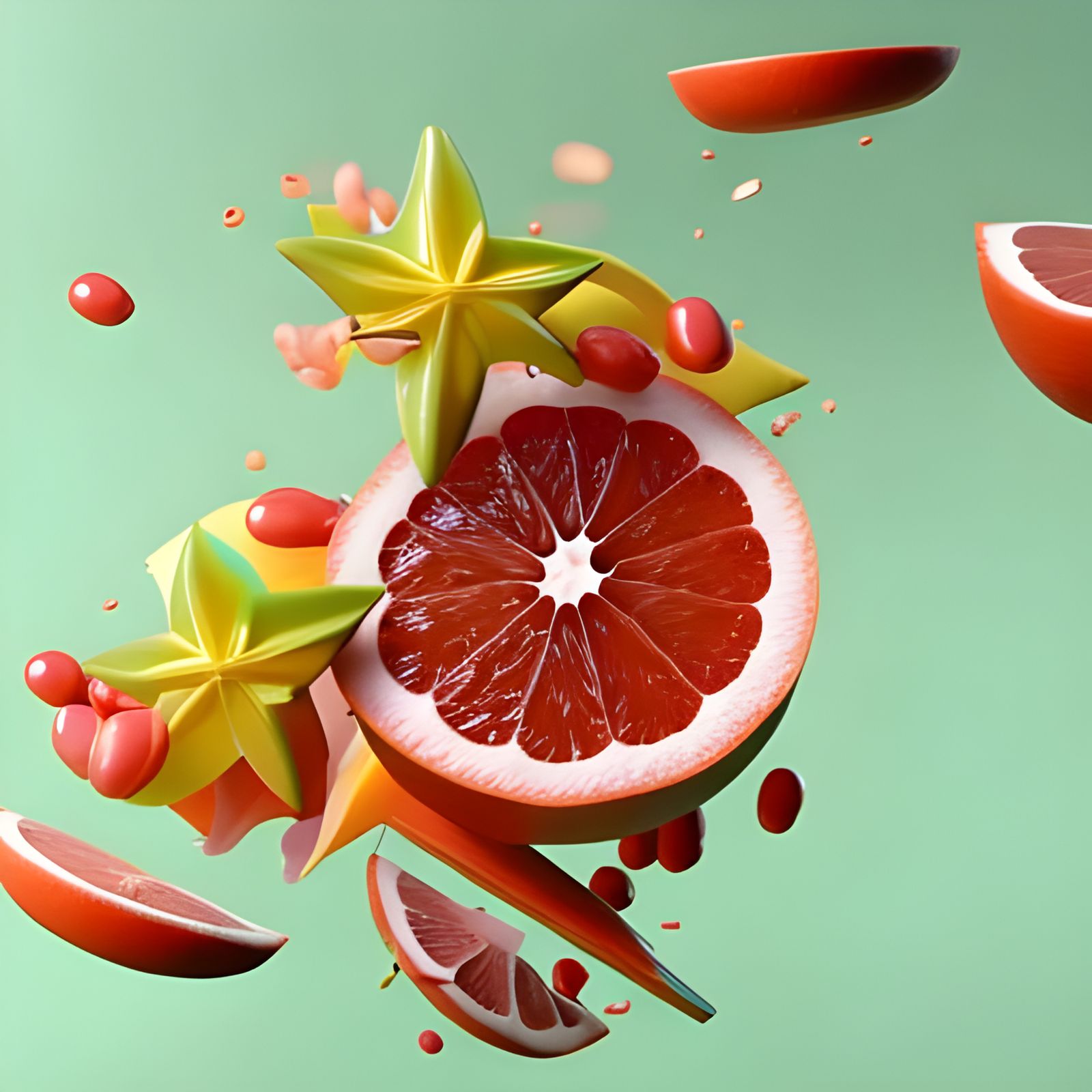Grapefruit AI Generated Artwork NightCafe Creator