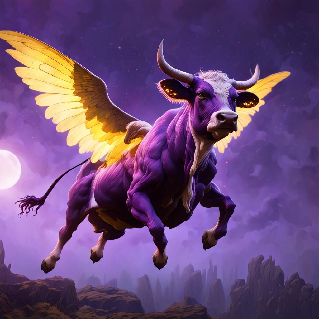 Flying cow